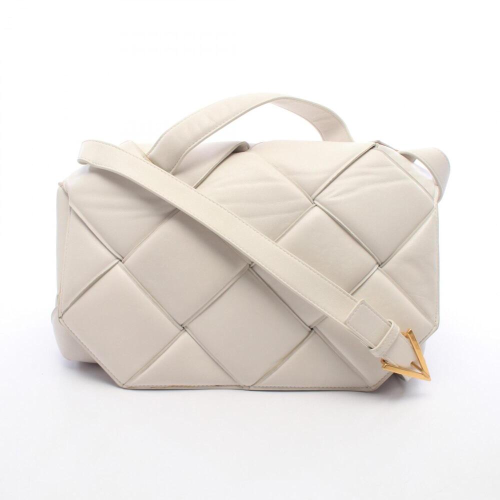 Bottega Veneta Maxi Intrecciato Padded Top Handle Bag, Shoulder Handbag, Lamb...